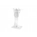 FixtureDisplays® Plexiglass Acrylic Podium Clear Lectern Church Pulpit With Pray Hand decor 1803-311